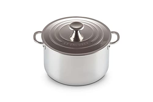 le-creuset-signature-cocotte-haute-inox-avec-couvercle-28-cm image 8