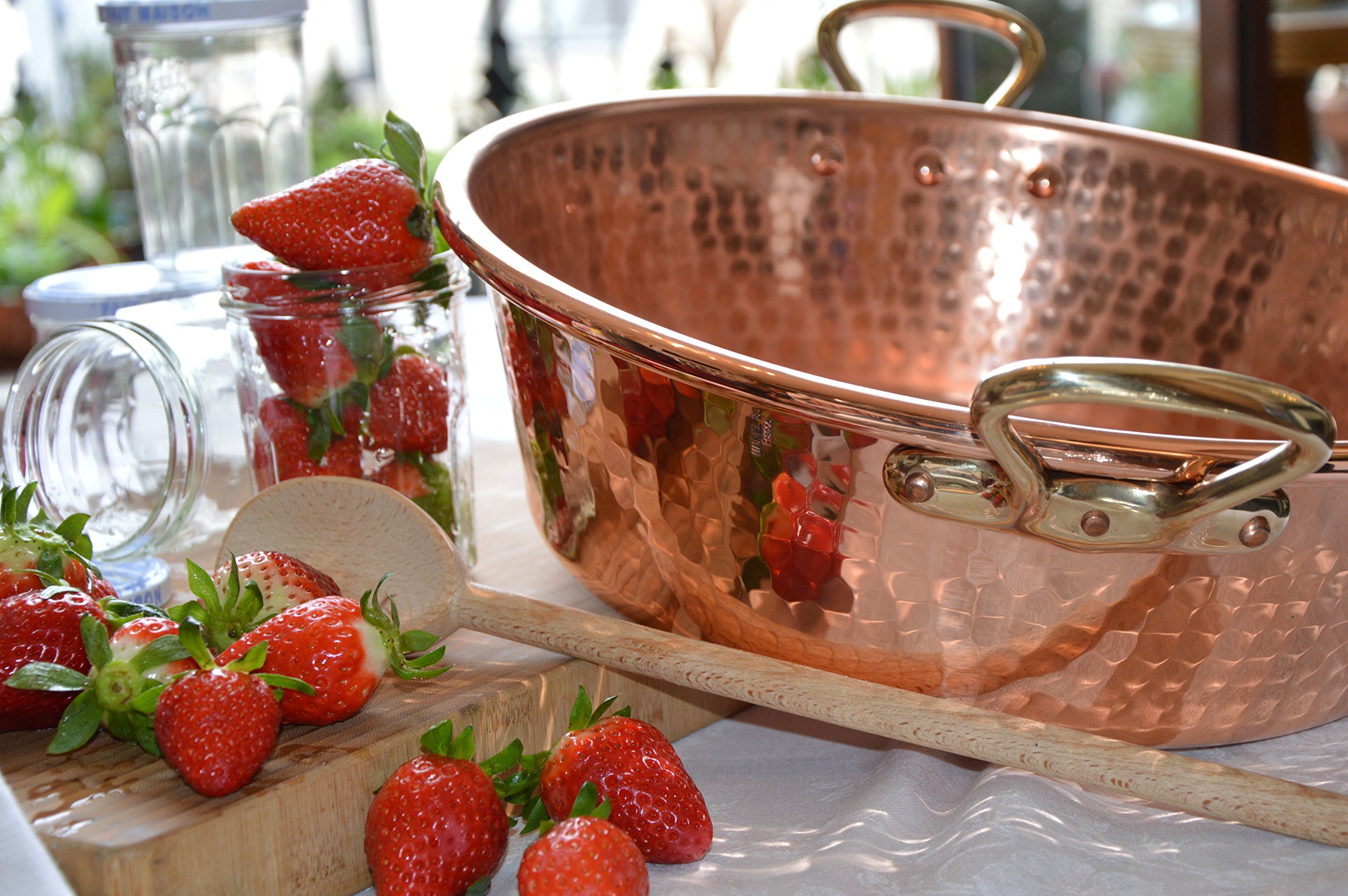 mauviel-m-passion-219336-bassine-confiture-cuivre-martel-36-cm-10-l image 2