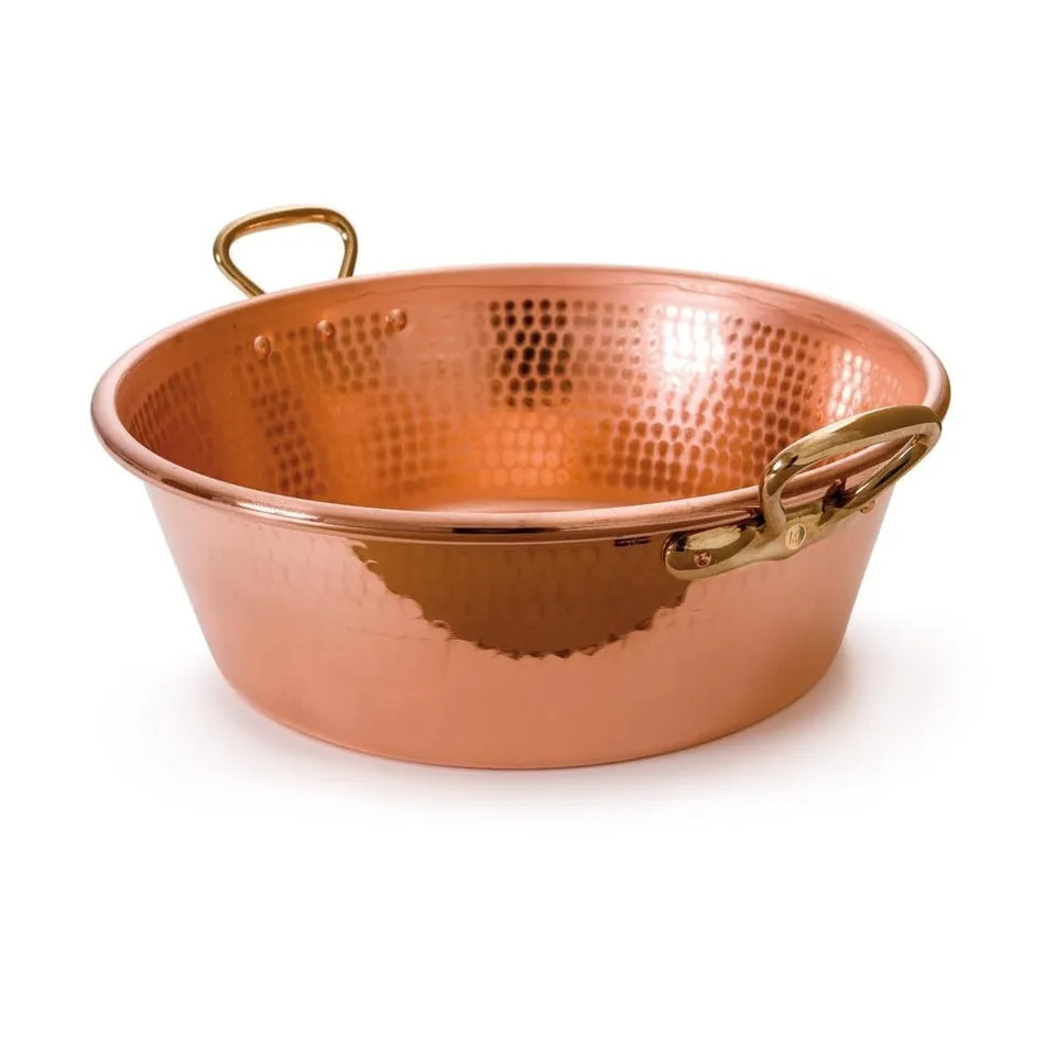 mauviel-m-passion-219336-bassine-confiture-cuivre-martel-36-cm-10-l image 1