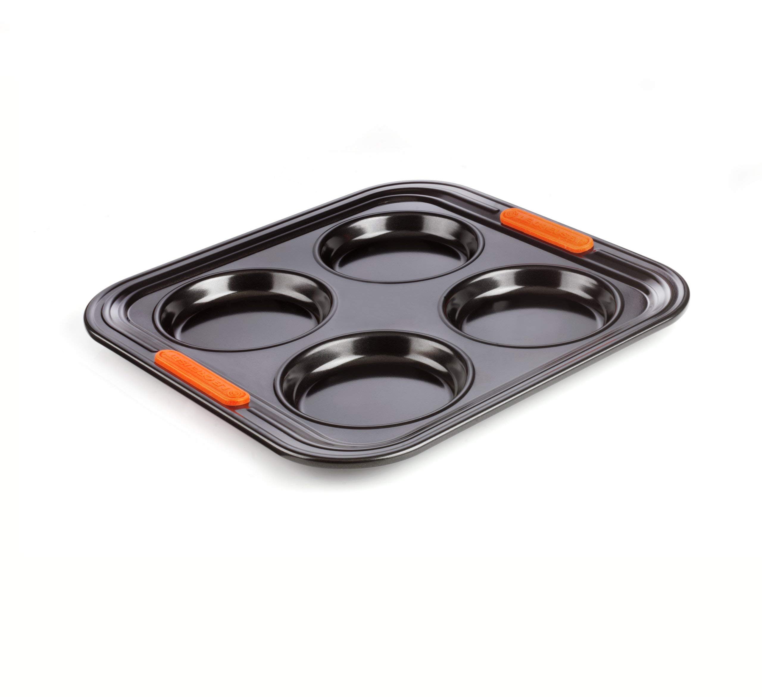 le-creuset-moule-6-tartelettes-acier-silicon-anthracite-orange image 8