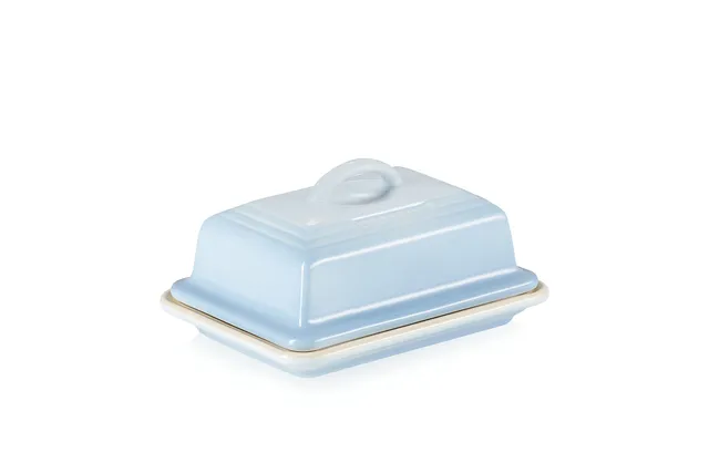 le-creuset-beurrier-c-ramique-900-g-bleu-cara-bes image 1