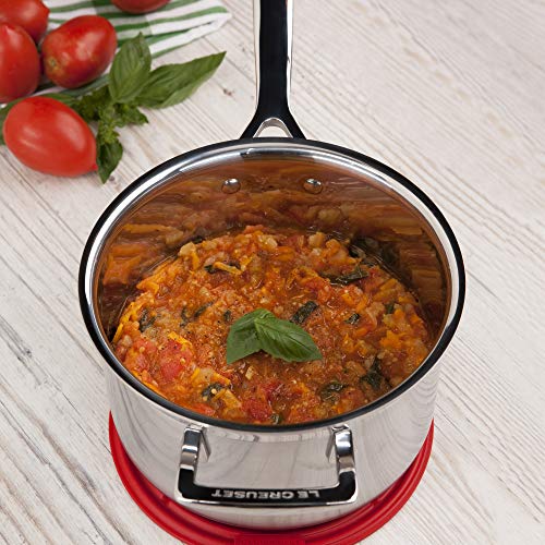 le-creuset-casserole-3-ply-inox-16-cm-1-9-l-argent-avec-couvercle image 7
