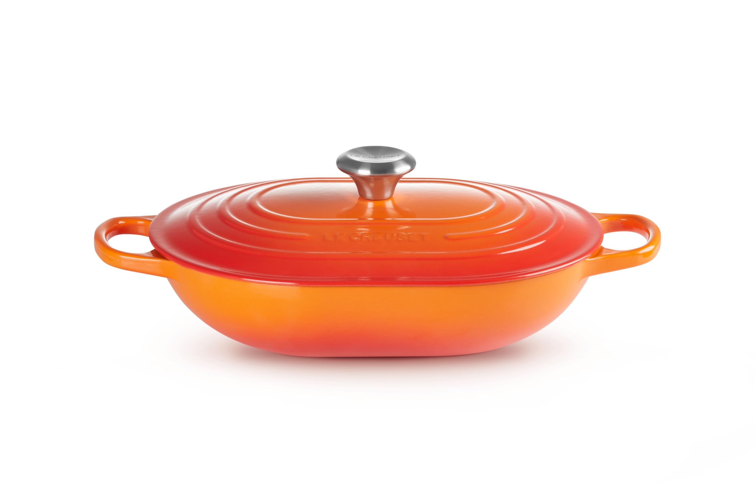 le-creuset-signature-cocotte-rectangulaire-en-fonte-maill-e-3-4-l-volcanique image 4