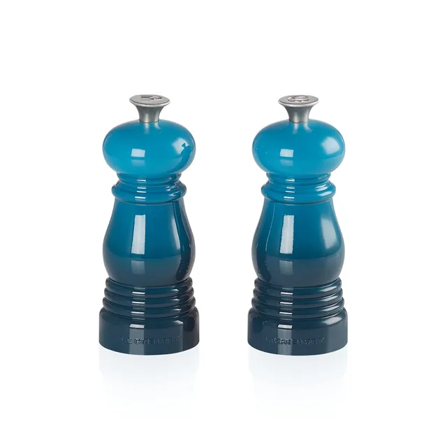 le-creuset-set-2-moulins-sel-et-poivre-12-1-cm-deep-teal image 1