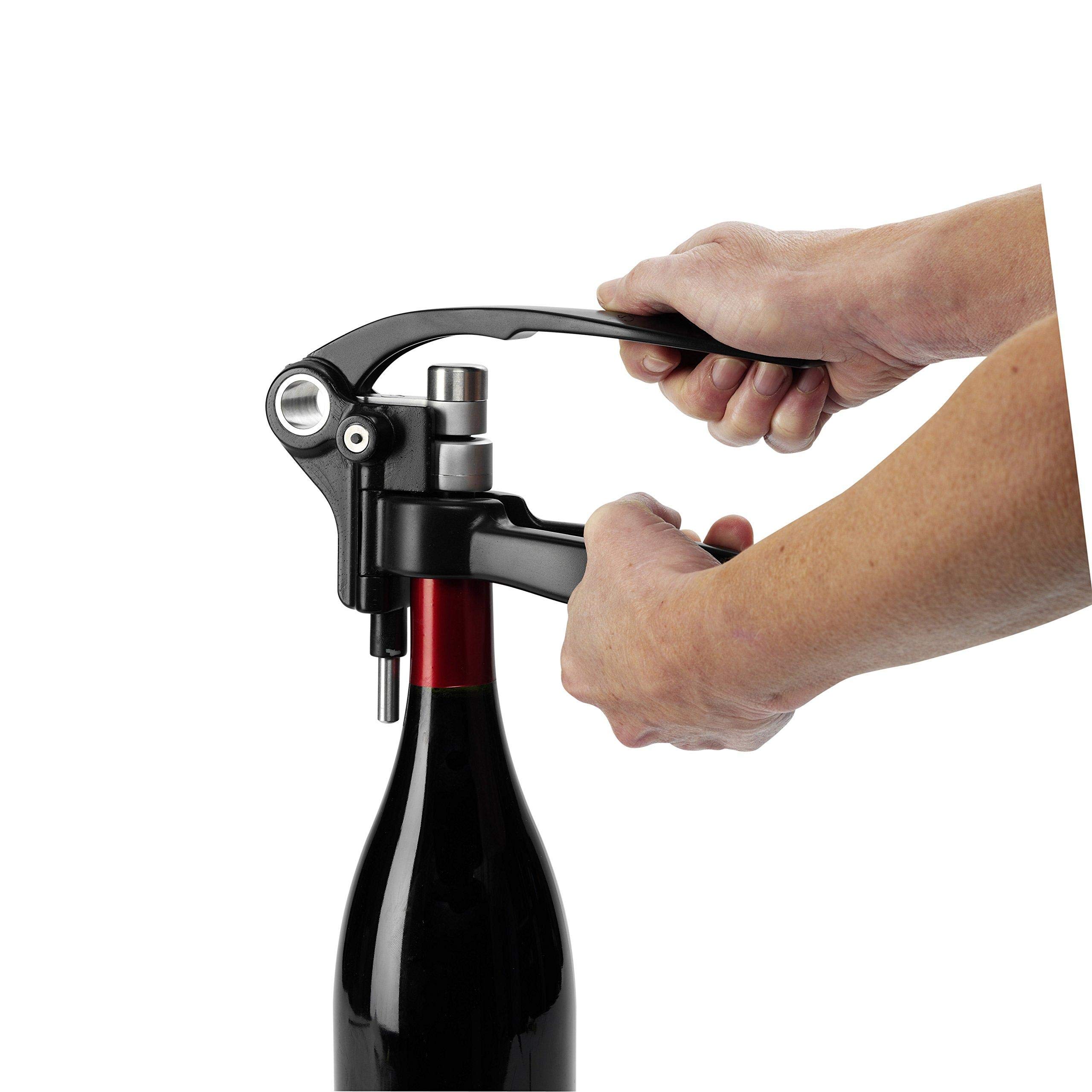 le-creuset-lm250-tire-bouchon-levier-coupe-capsule-noir-mat image 7