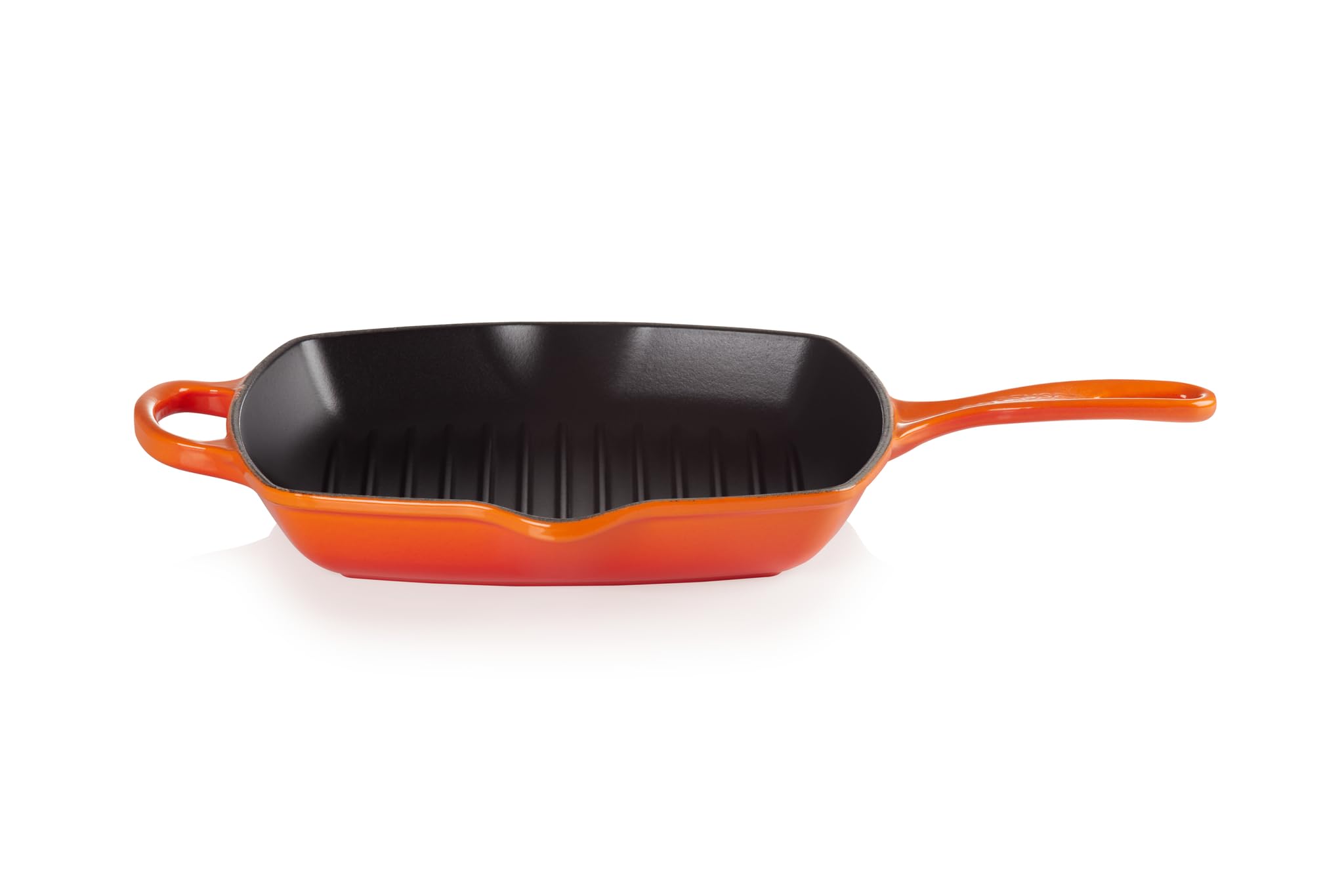 le-creuset-skillet-gril-carr-fonte-maill-e-26-cm-volcanique image 2