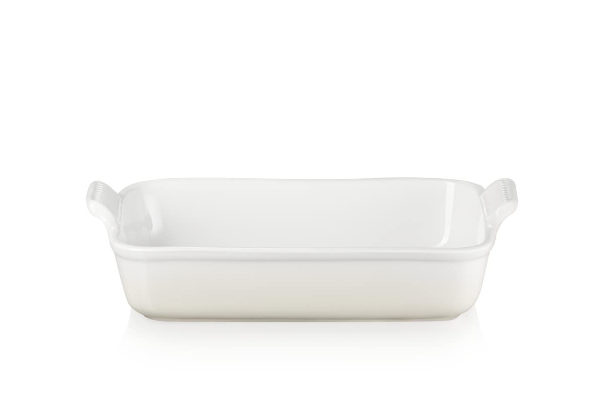 le-creuset-h-ritage-plat-rectangulaire-en-c-ramique-26-cm-2-4-l-meringue image 6