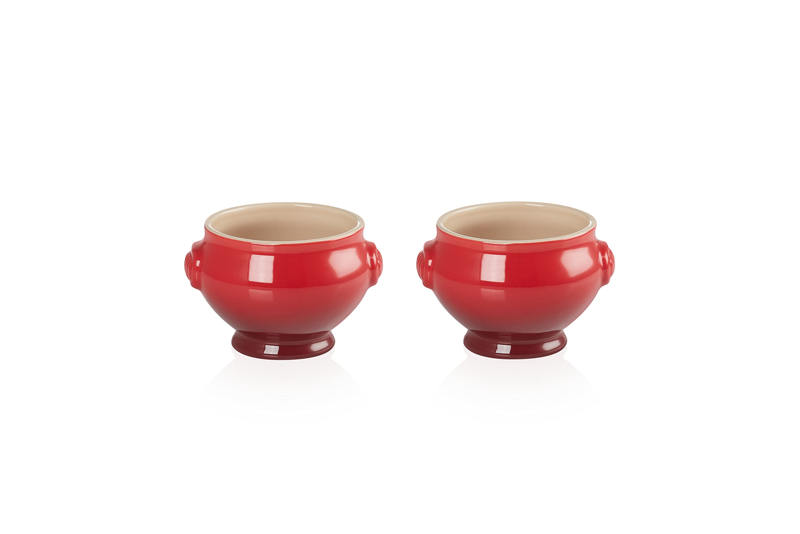 le-creuset-set-de-2-bols-soupe-c-ramique-600-ml-cerise image 2