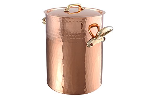mauviel-1830-m-tradition-215720-bain-potage-avec-couvercle-20-cm image 2
