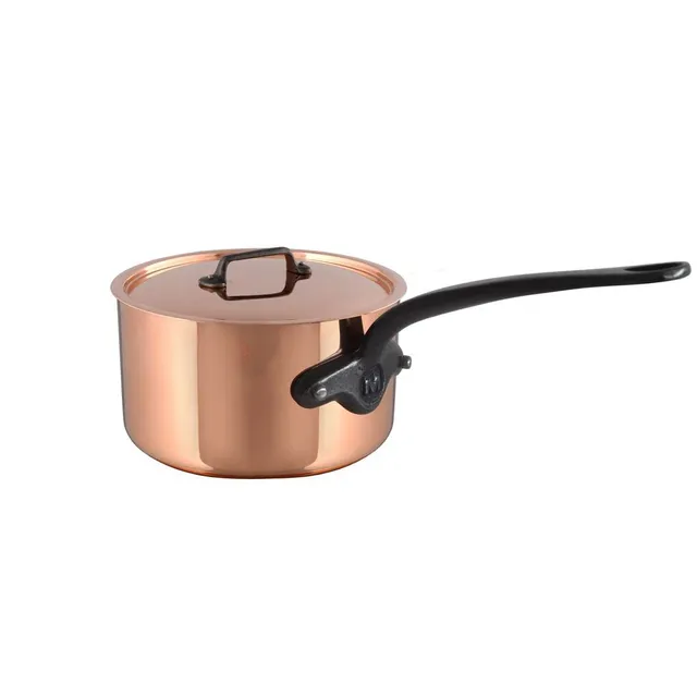 mauviel-m-heritage-150c-casserole-cuivre-inox-1-9-l-avec-couvercle image 1