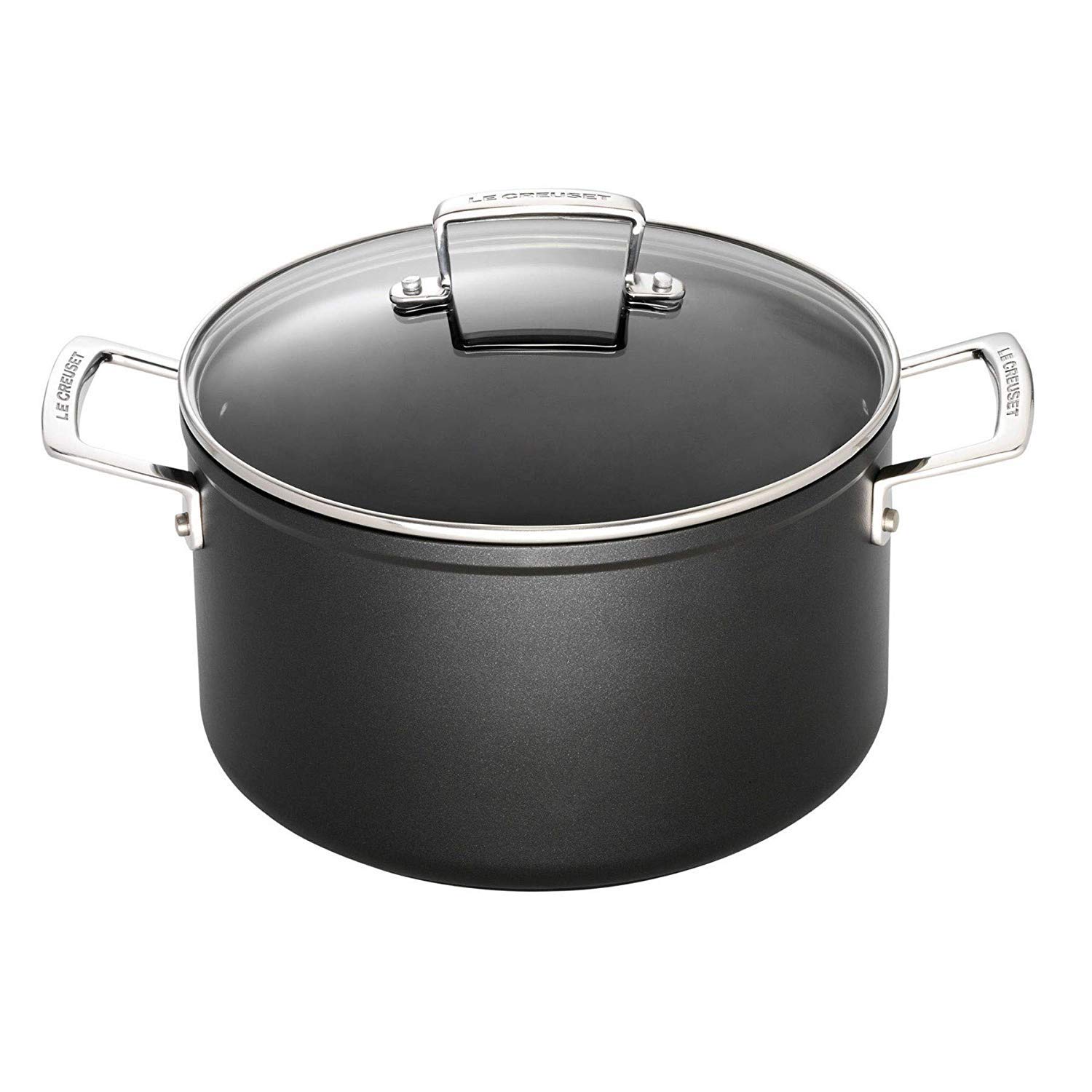 le-creuset-toughened-nonstick-pro-faitout-aluminium-forg-20-cm-avec-couvercle image 3