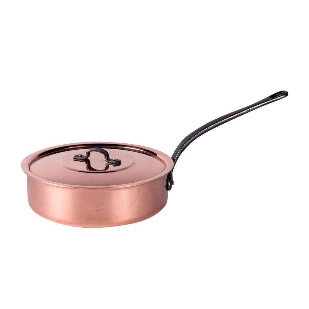 baumalu-sauteuse-cuivre-tam-avec-couvercle-22cm-manche-fonte image 8