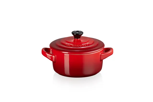 le-creuset-mini-cocotte-ronde-c-ramique-250-ml-cerise image 1