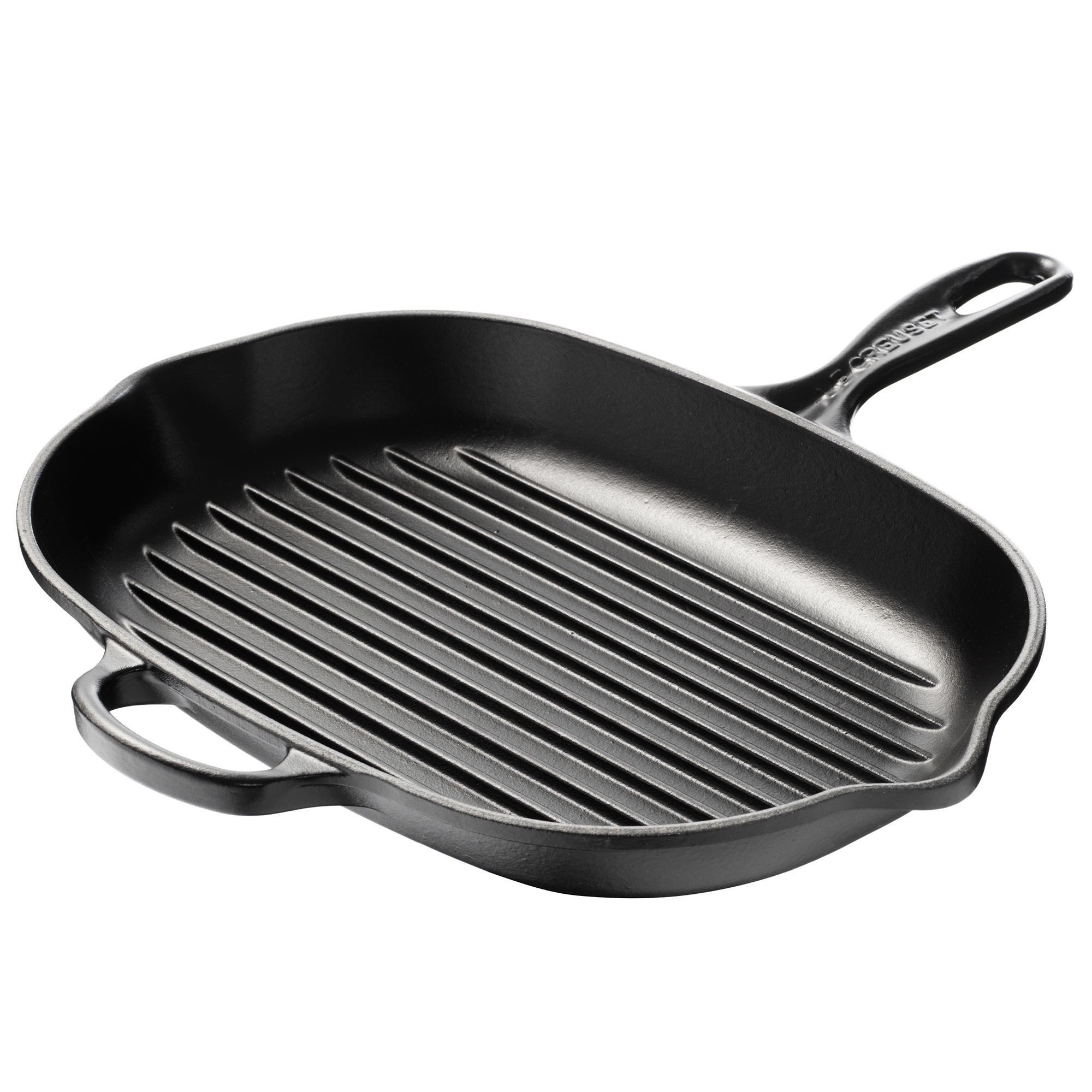 le-creuset-skillet-gril-ovale-fonte-maill-e-signature-32-cm-cerise image 6