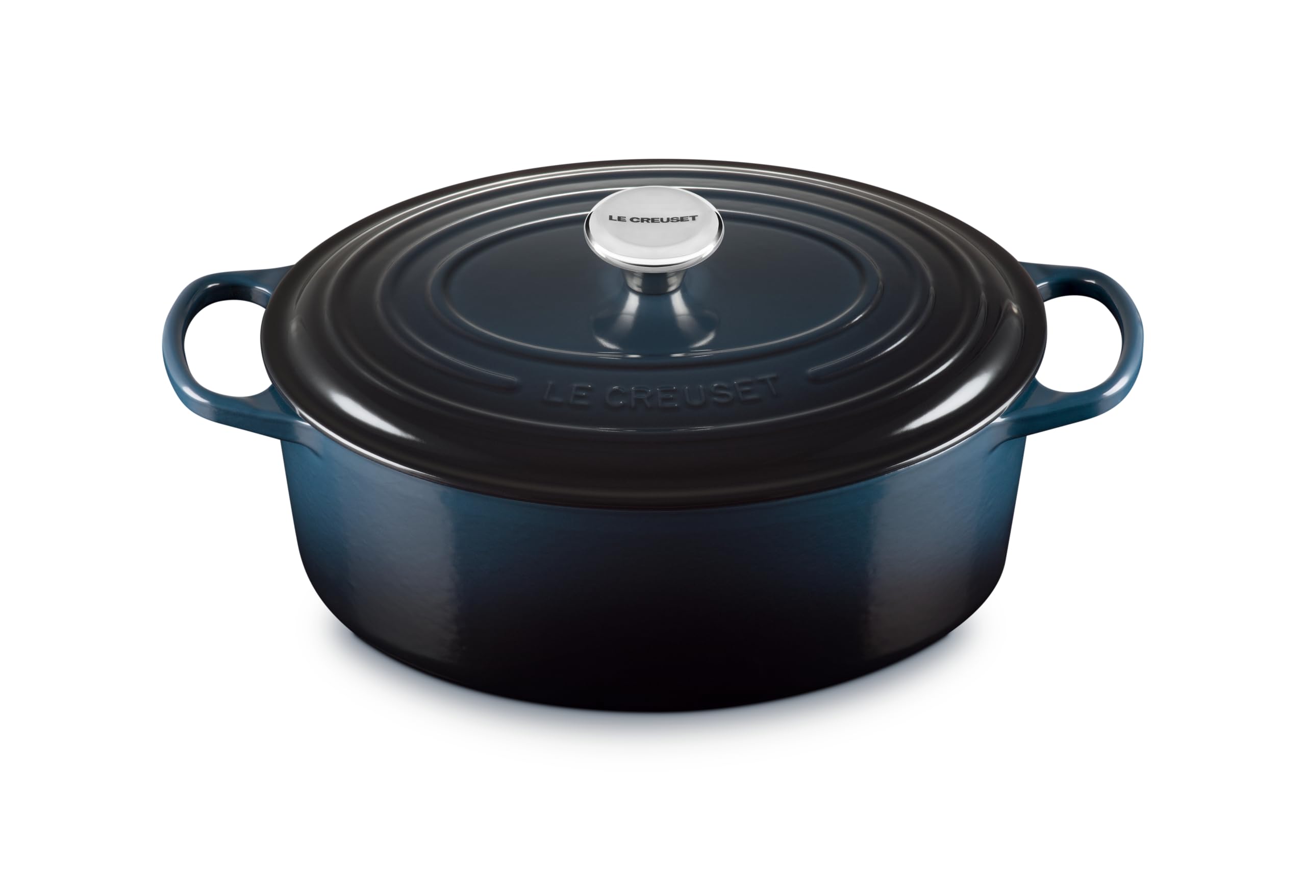 le-creuset-signature-po-le-ovale-fonte-maill-e-31-cm-nuit image 5