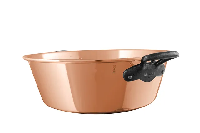 mauviel-m-passion-bassine-confiture-cuivre-lisse-40-cm-fonte image 1