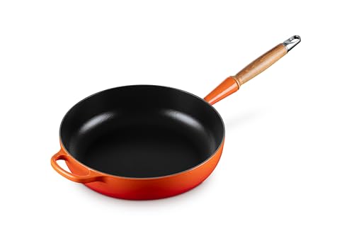 le-creuset-sauteuse-en-fonte-maill-e-28-cm-3-6-l-volcanique-poign-e-bois image 8