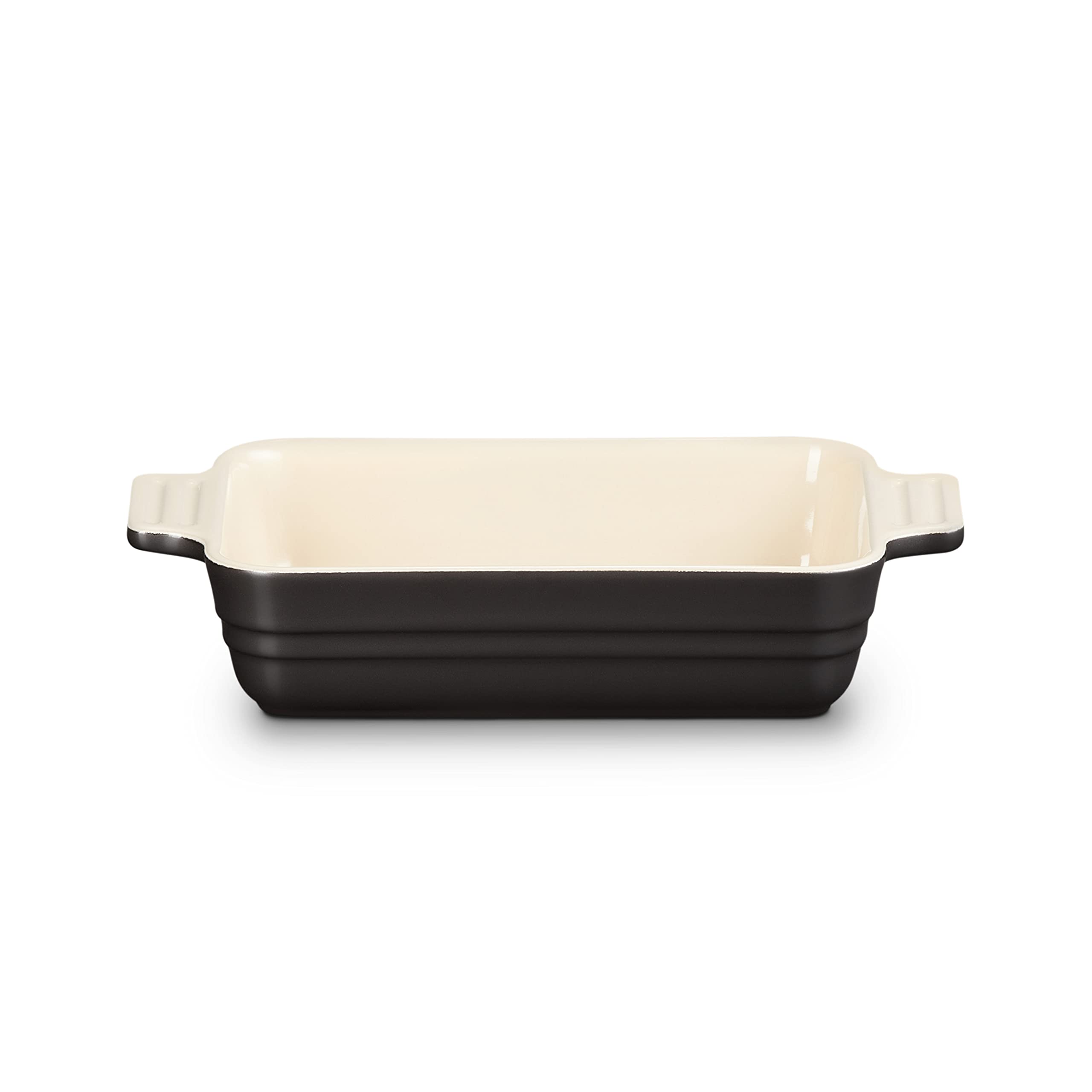 le-creuset-plat-gratin-rectangulaire-18-cm-noir-mat-c-ramique image 3