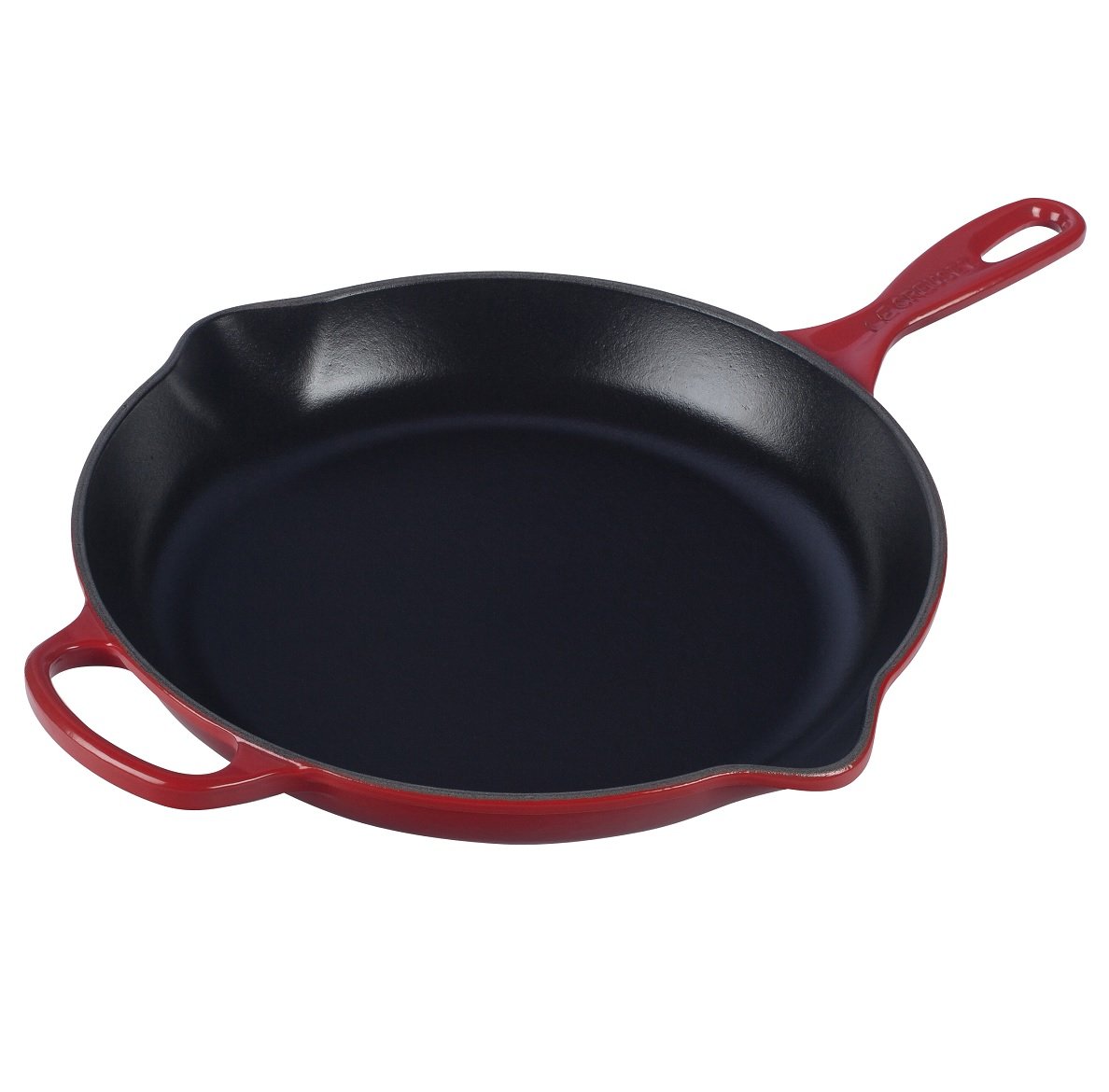 le-creuset-signature-skillet-fonte-maill-e-rond-23-cm-cerise image 6