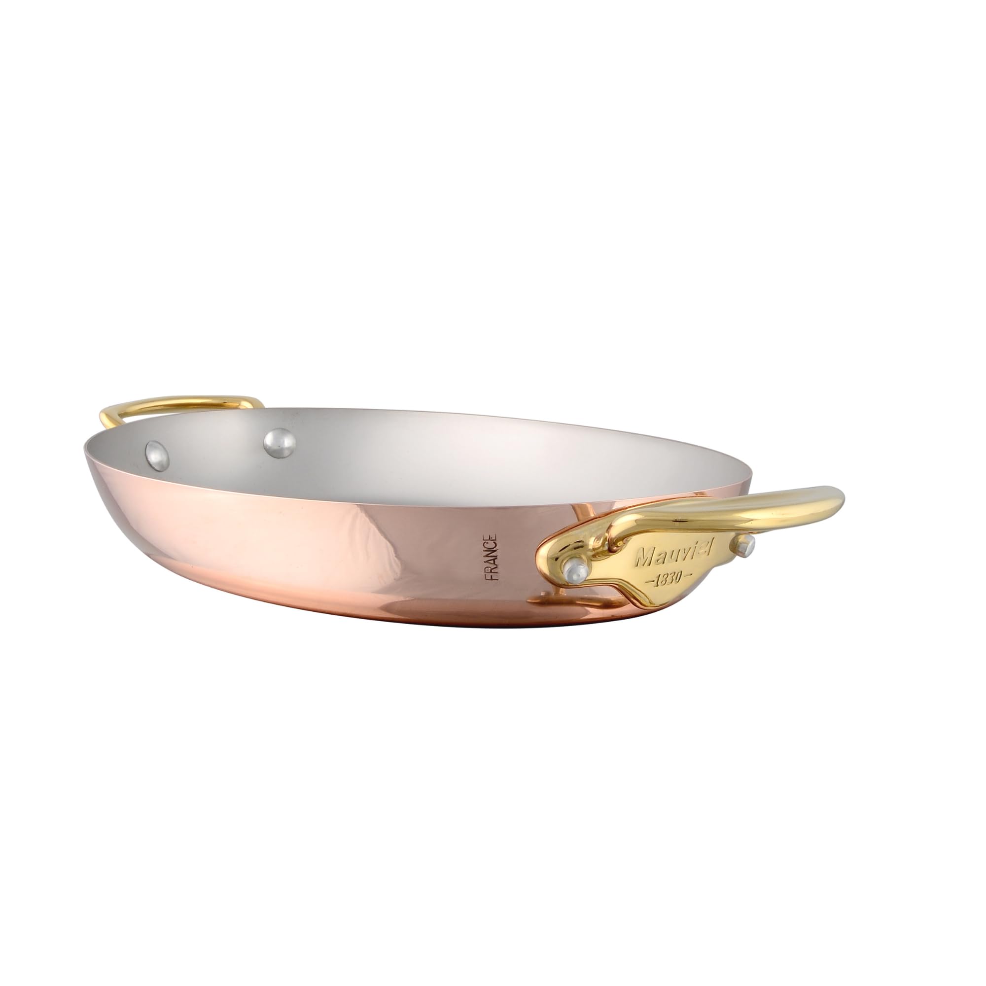 mauviel-m-h-ritage-150b-plat-ovale-cuivre-inox-1-5-mm image 8
