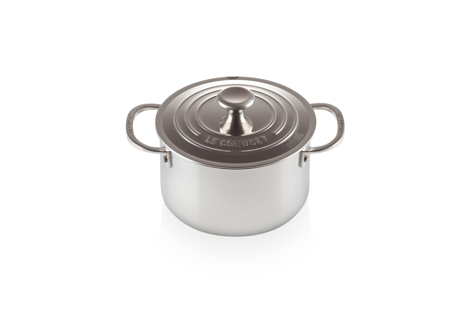 le-creuset-signature-casserole-inox-18-cm-2-8-l-avec-couvercle image 1