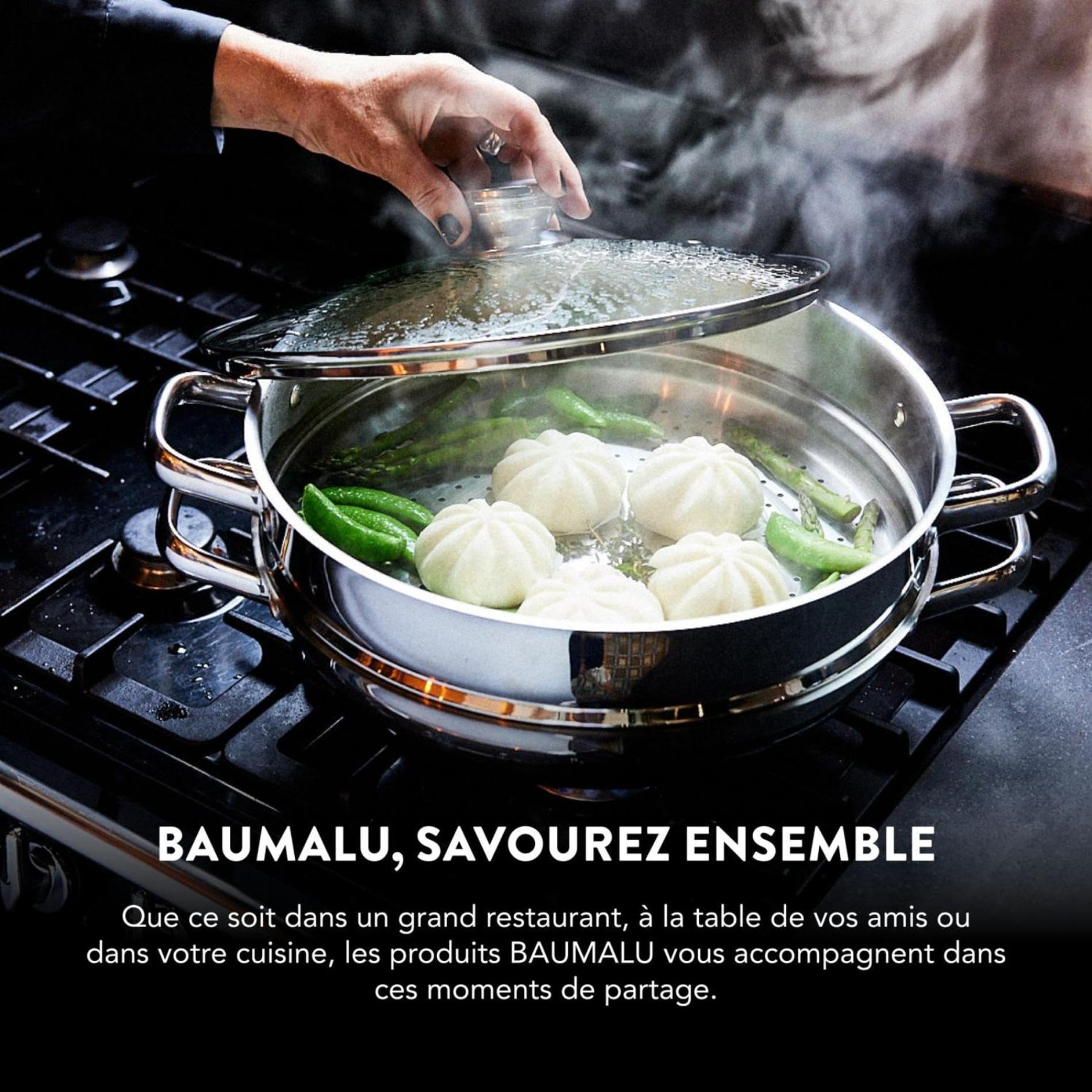 baumalu-cuiseur-p-tes-inox-avec-couvercle-verre-tous-feux-induction image 4