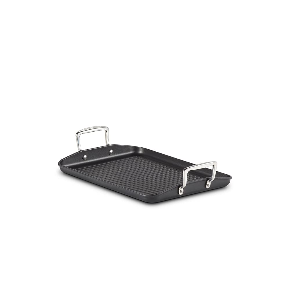 le-creuset-plancha-g-ante-aluminium-anti-adh-sive-rainures-35-x-25-cm-anthracite image 3