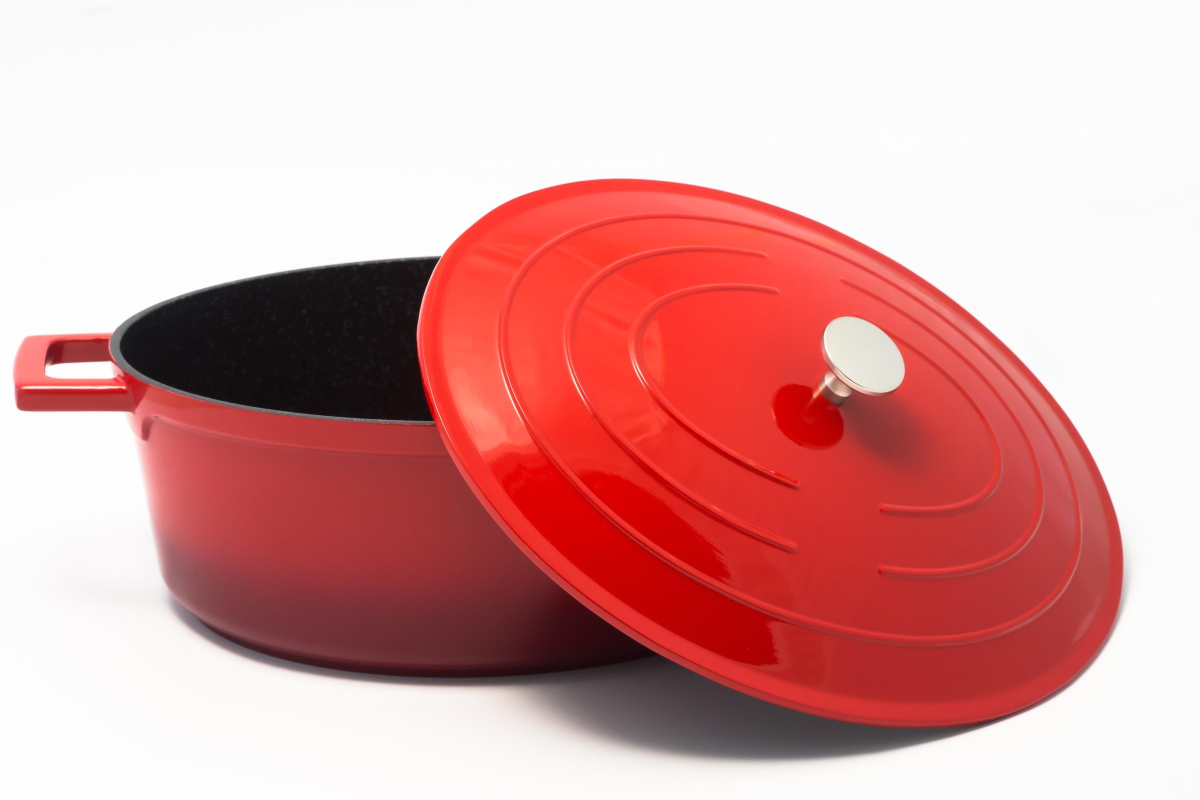 baumalu-cocotte-ovale-roc-32x25-cm-6-6-l-rouge image 2