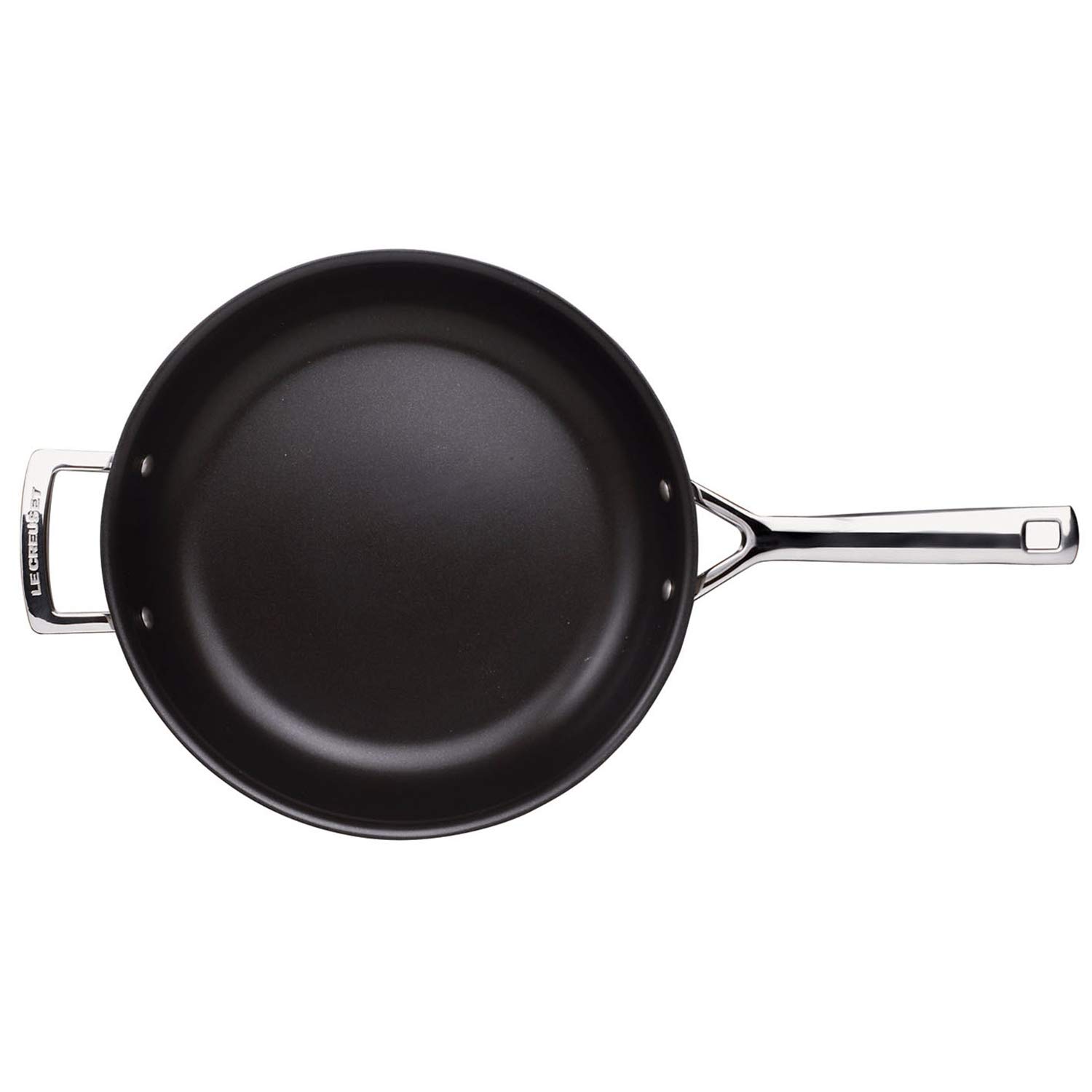 le-creuset-po-le-anti-adh-rente-inox-3-ply-30-cm-argent image 3