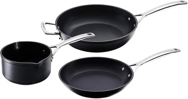 le-creuset-toughened-nonstick-pro-set-3-pi-ces-aluminium-forg-16-24-26-cm image 1