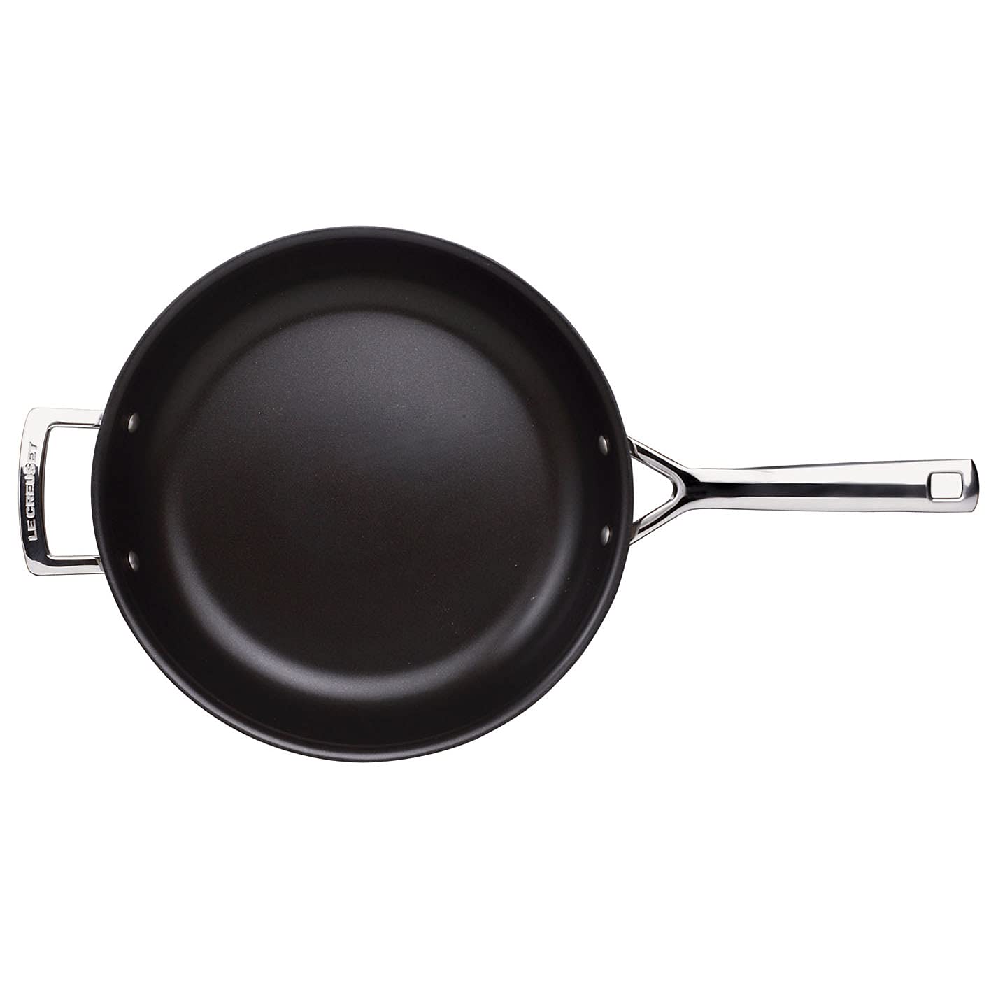 le-creuset-lot-2-po-les-frire-inox-antiadh-sif-24-cm-28-cm-triple-paisseur image 8
