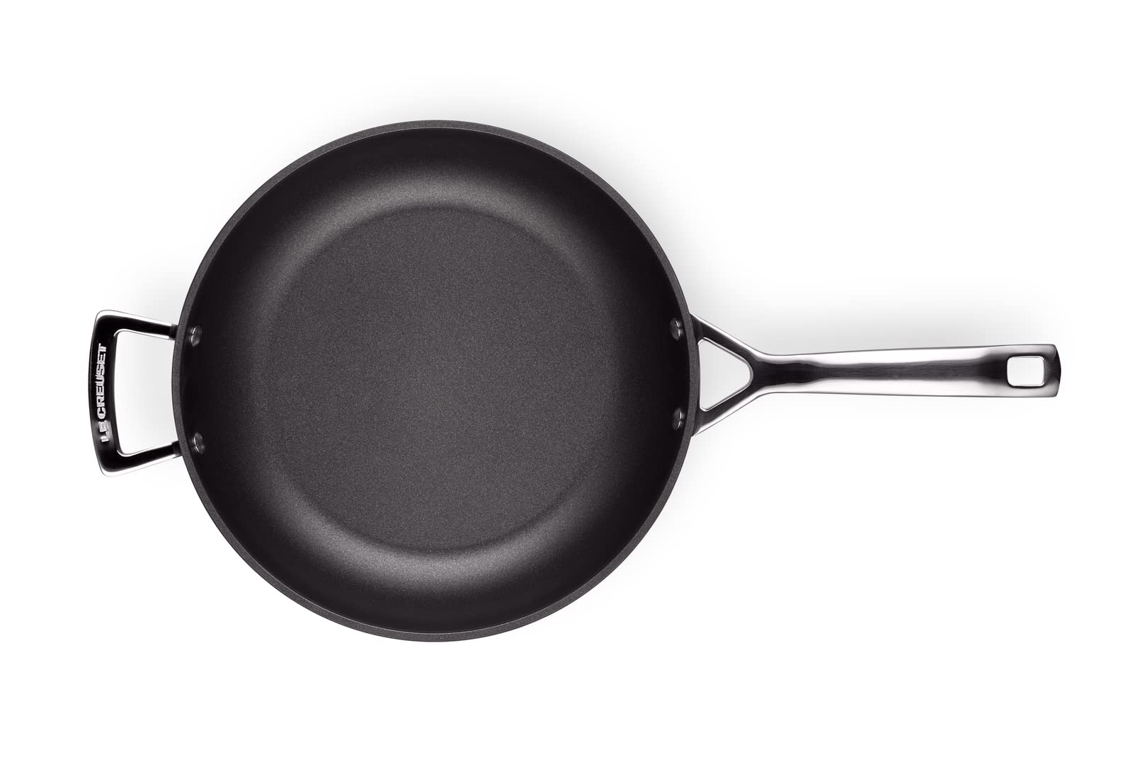 le-creuset-sauteuse-aluminium-forg-anti-adh-sive-28-cm-anthracite image 2