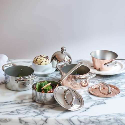 mauviel-m-minis-mini-sauteuse-vas-e-cuivre-inox-3-54-pouces-manche-bronze image 7
