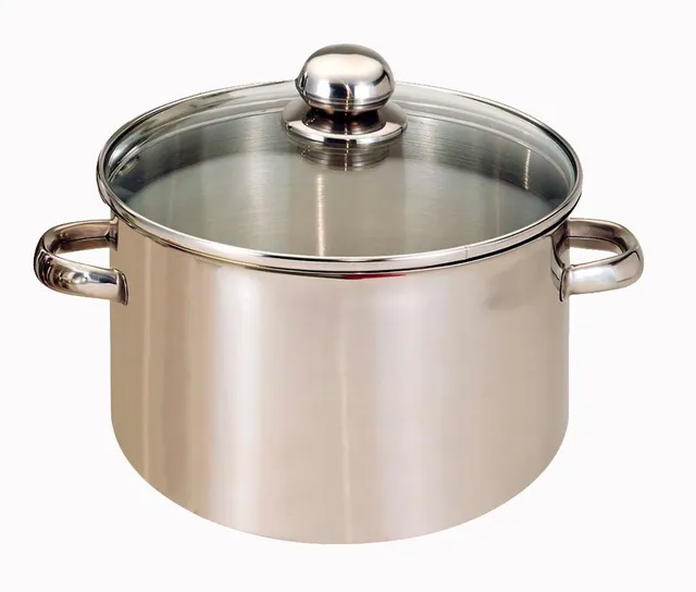 baumalu-faitout-avec-couvercle-verre-inox-28-cm-tous-feux-dont-induction image 1