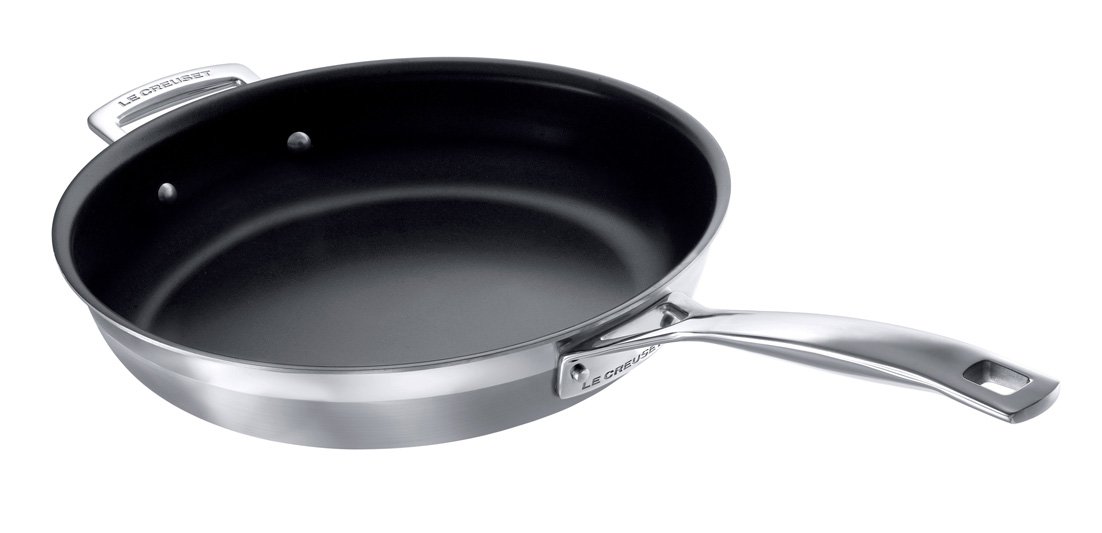 le-creuset-po-le-anti-adh-rente-inox-3-ply-30-cm-argent image 8