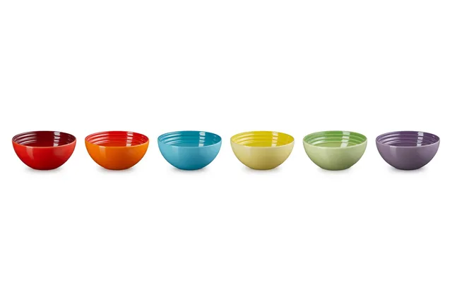 le-creuset-set-6-bols-ap-ritifs-arc-en-ciel-gr-s-330-ml image 1