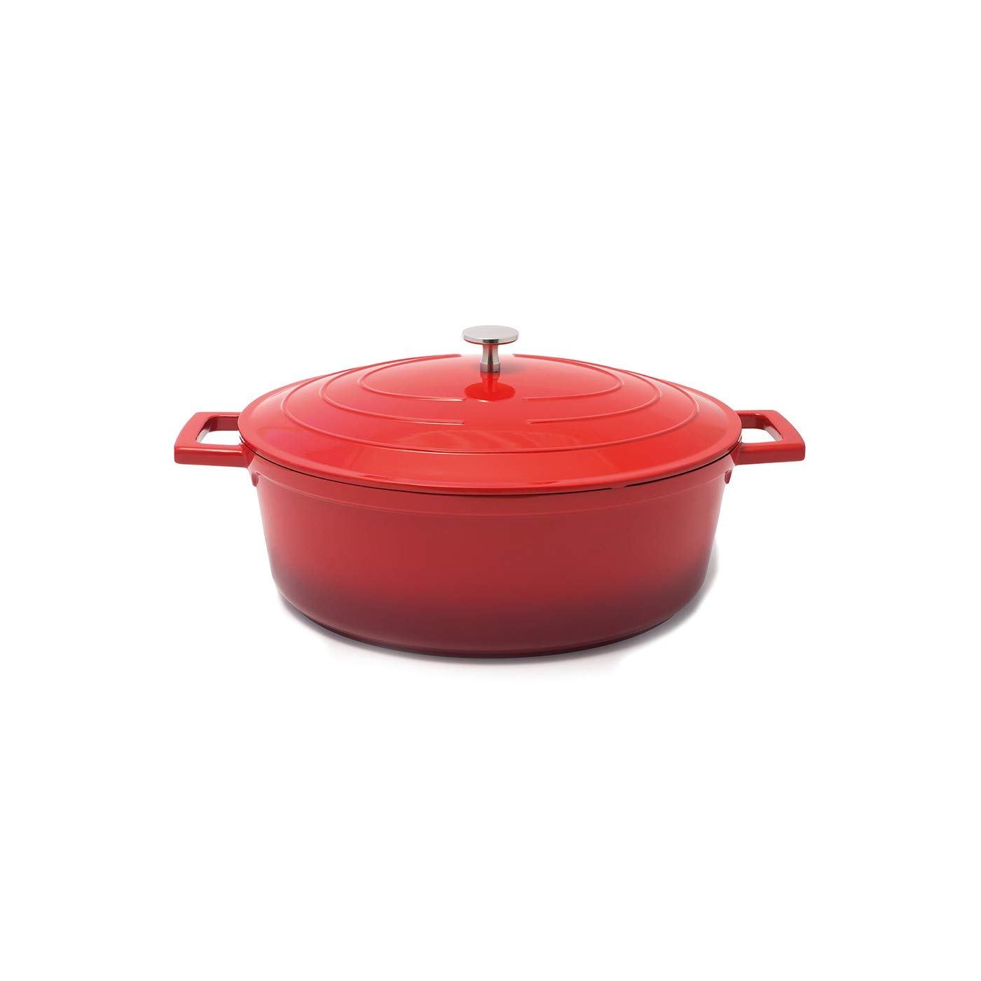 baumalu-roc-cocotte-ronde-24-cm-4-65-l-fonte-aluminium-rouge-d-grad-induction image 1