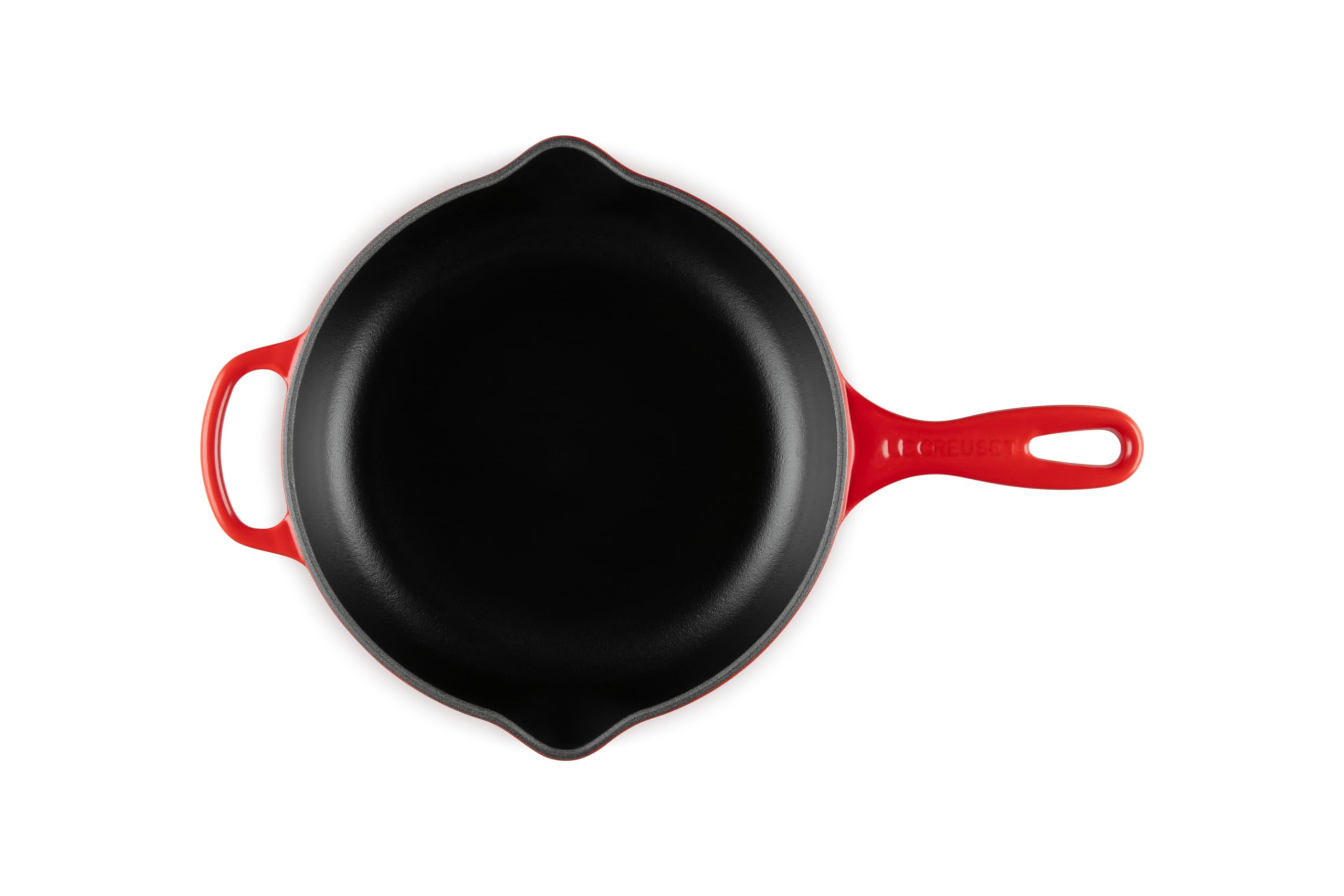 le-creuset-signature-skillet-fonte-maill-e-rond-23-cm-cerise image 4