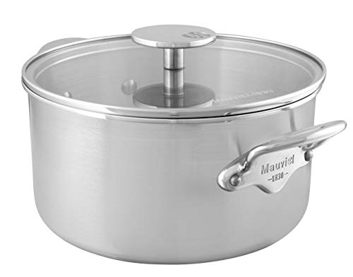 mauviel1830-m-urban-3-cocotte-inox-bross-couvercle-verre-16-cm image 2