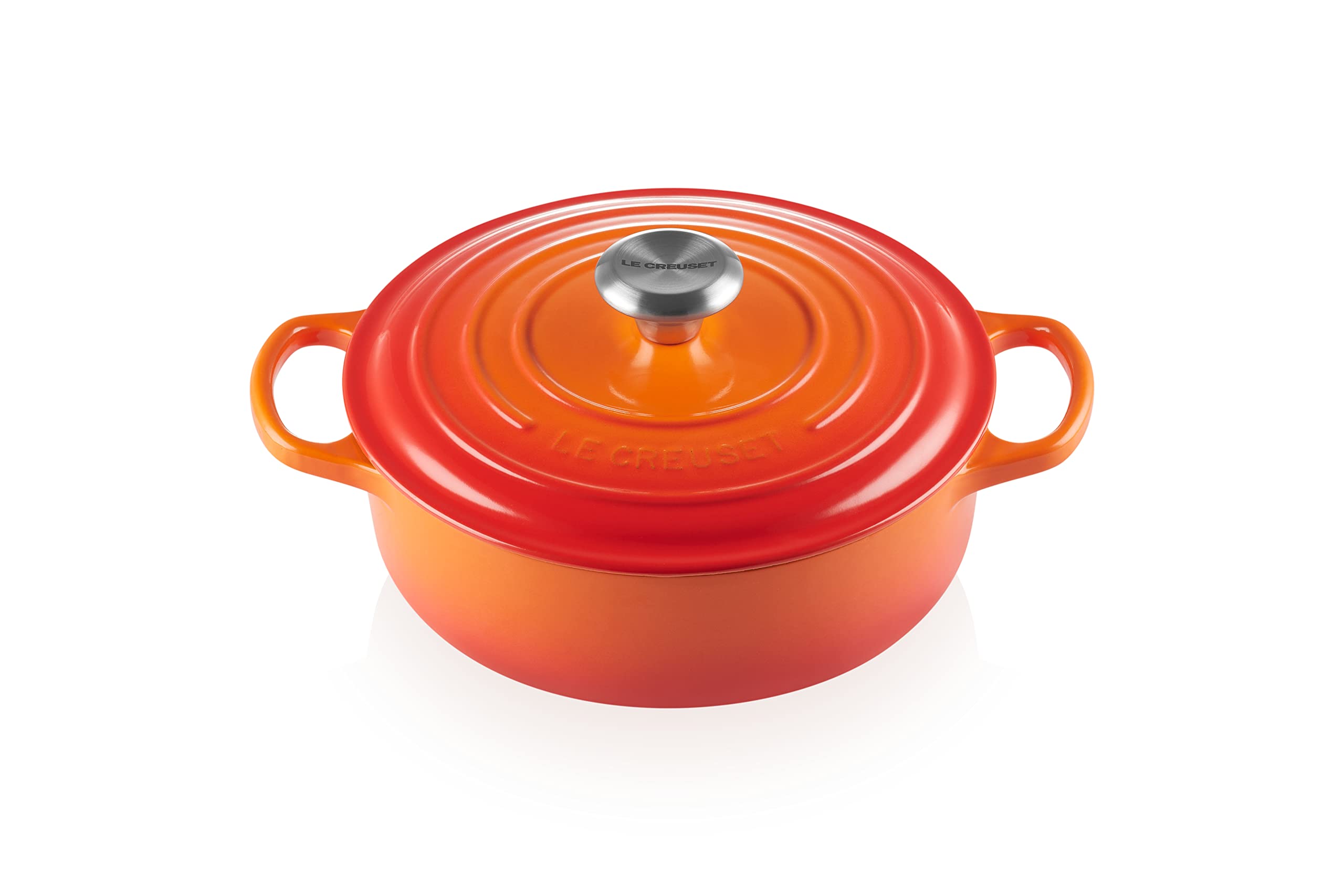 le-creuset-cocotte-ronde-basse-signature-30-cm-6-2-l-noir-mat-fonte image 5