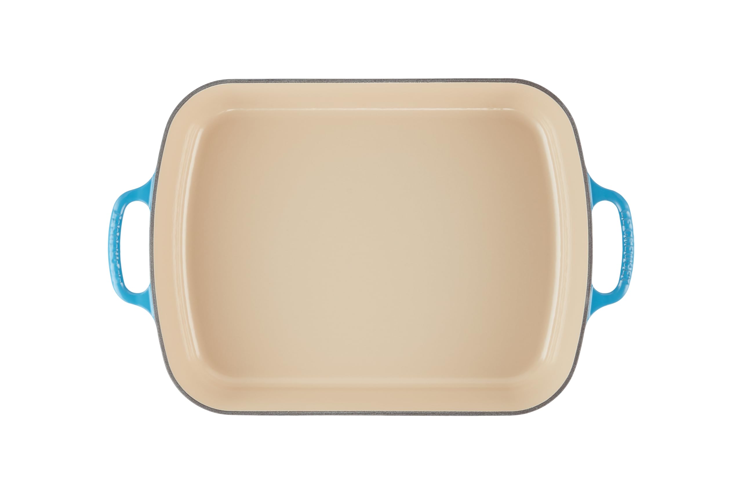 le-creuset-signature-plat-rectangulaire-en-fonte-maill-e-33-cm-4-9-l-bleu-marsei image 4