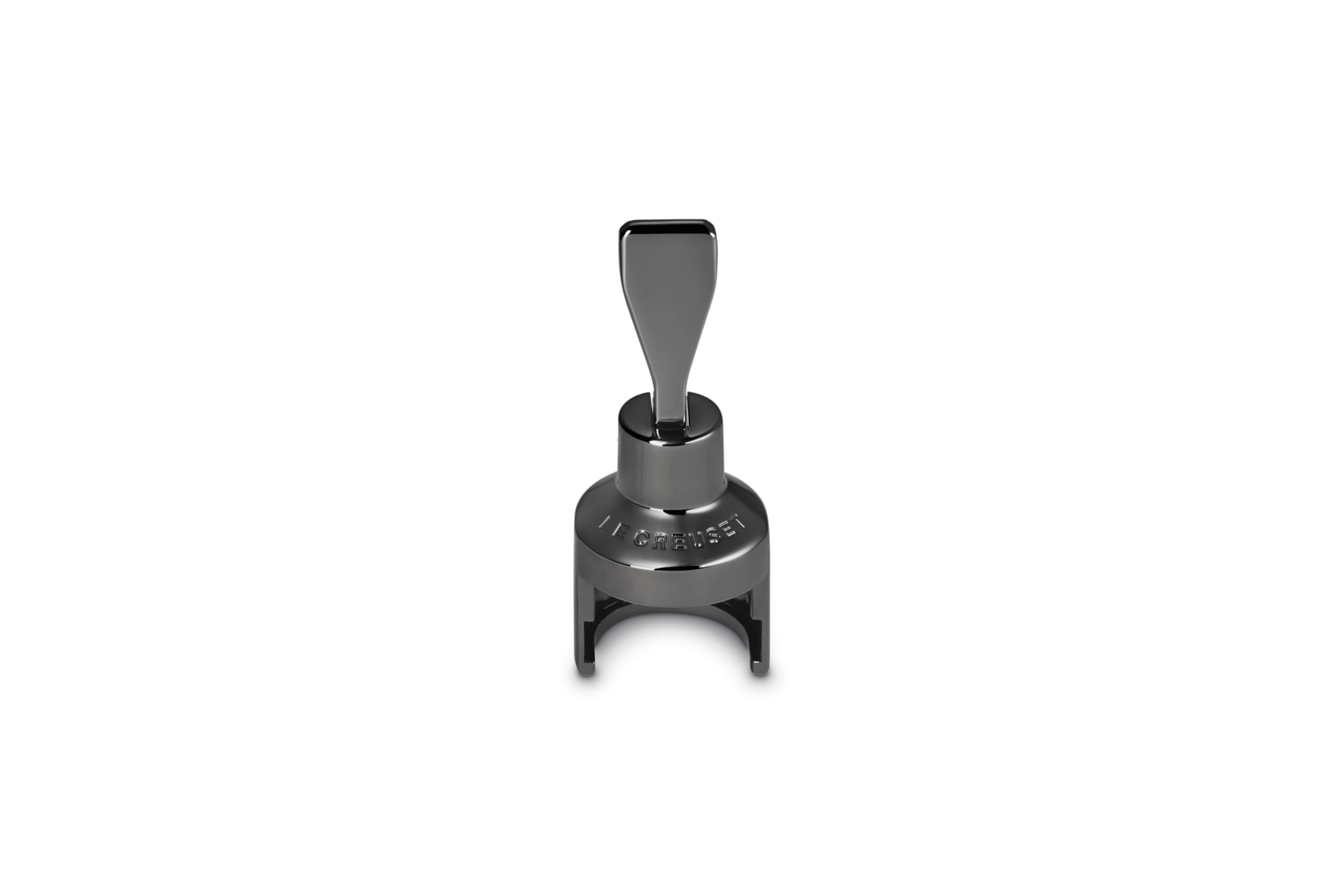 le-creuset-bouchon-champagne-sw101-en-zamac-noir-mat image 2