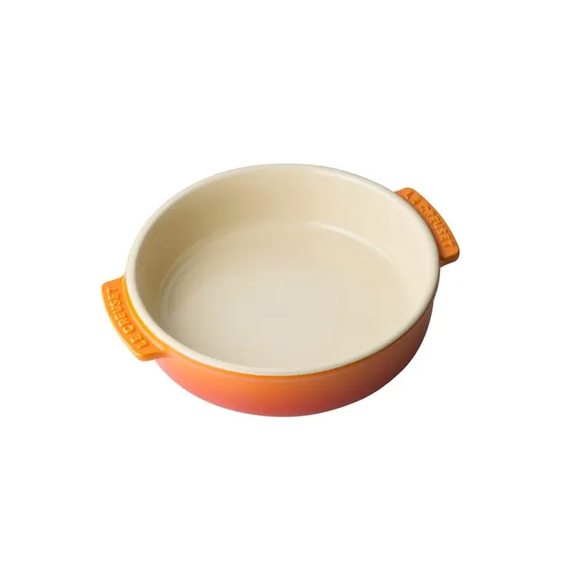 le-creuset-plat-tapas-rond-c-ramique-14-cm-500-ml-volcanique image 1