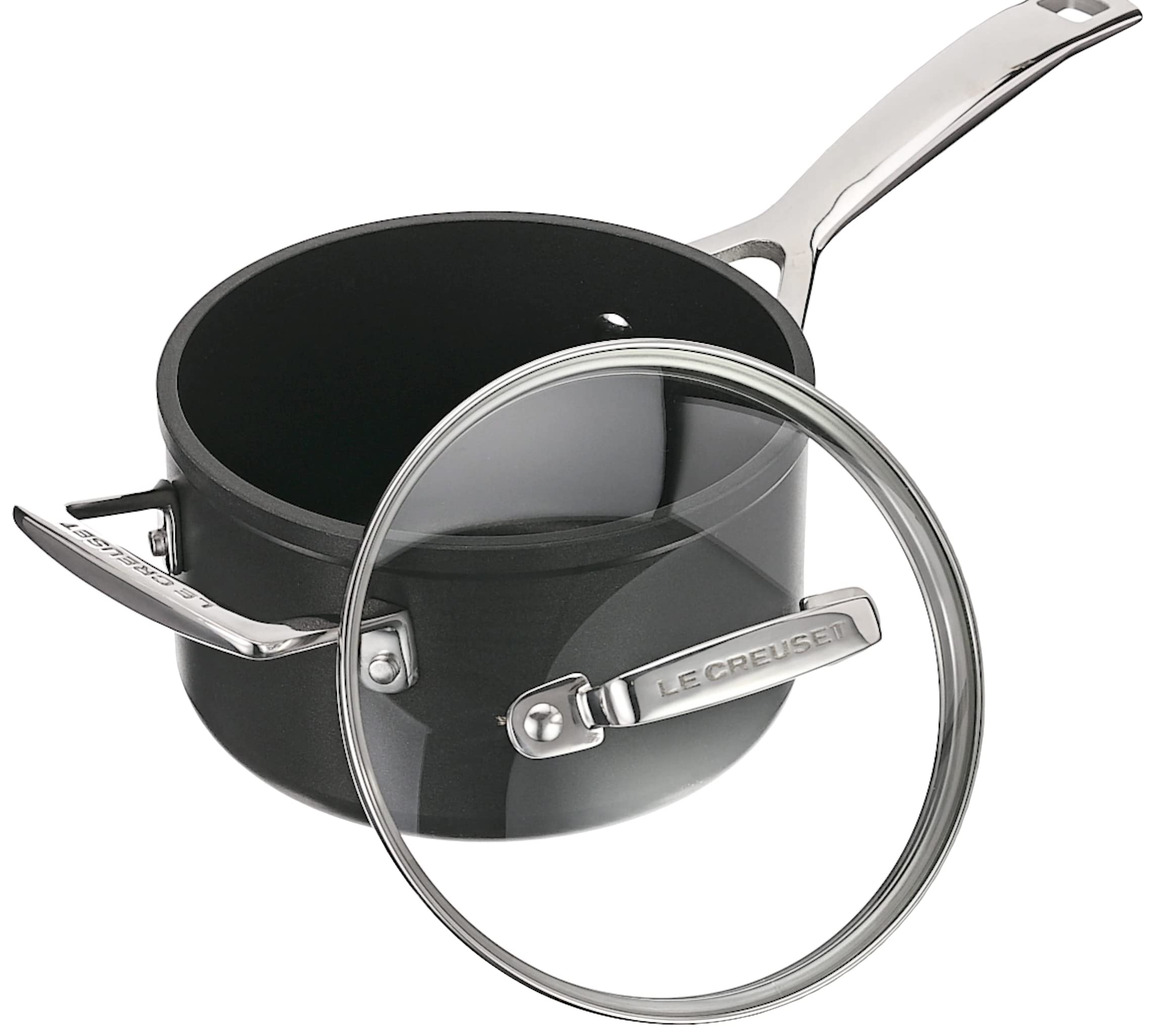 le-creuset-toughened-nonstick-pro-casserole-antiadh-sive-16-cm-avec-couvercle image 3