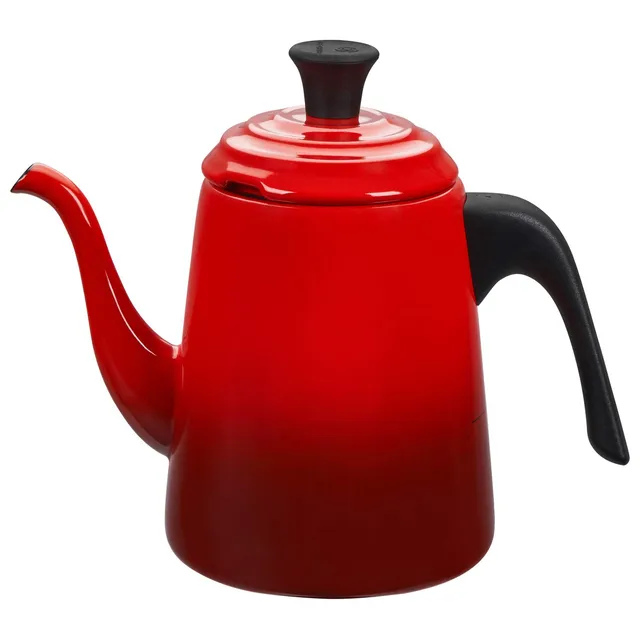 le-creuset-bouilloire-barista-acier-maill-0-7-l-cerise image 1