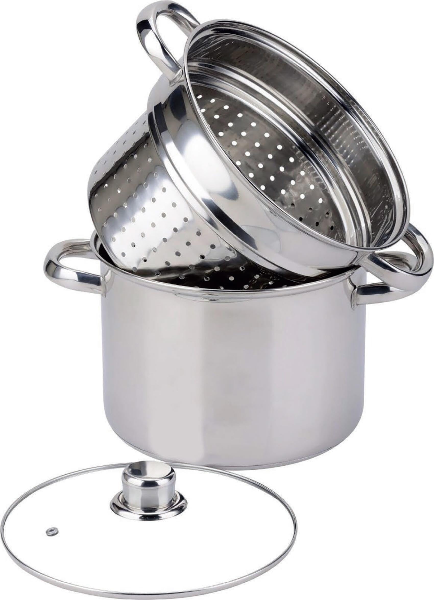 baumalu-cuiseur-p-tes-inox-24-cm-avec-panier image 2