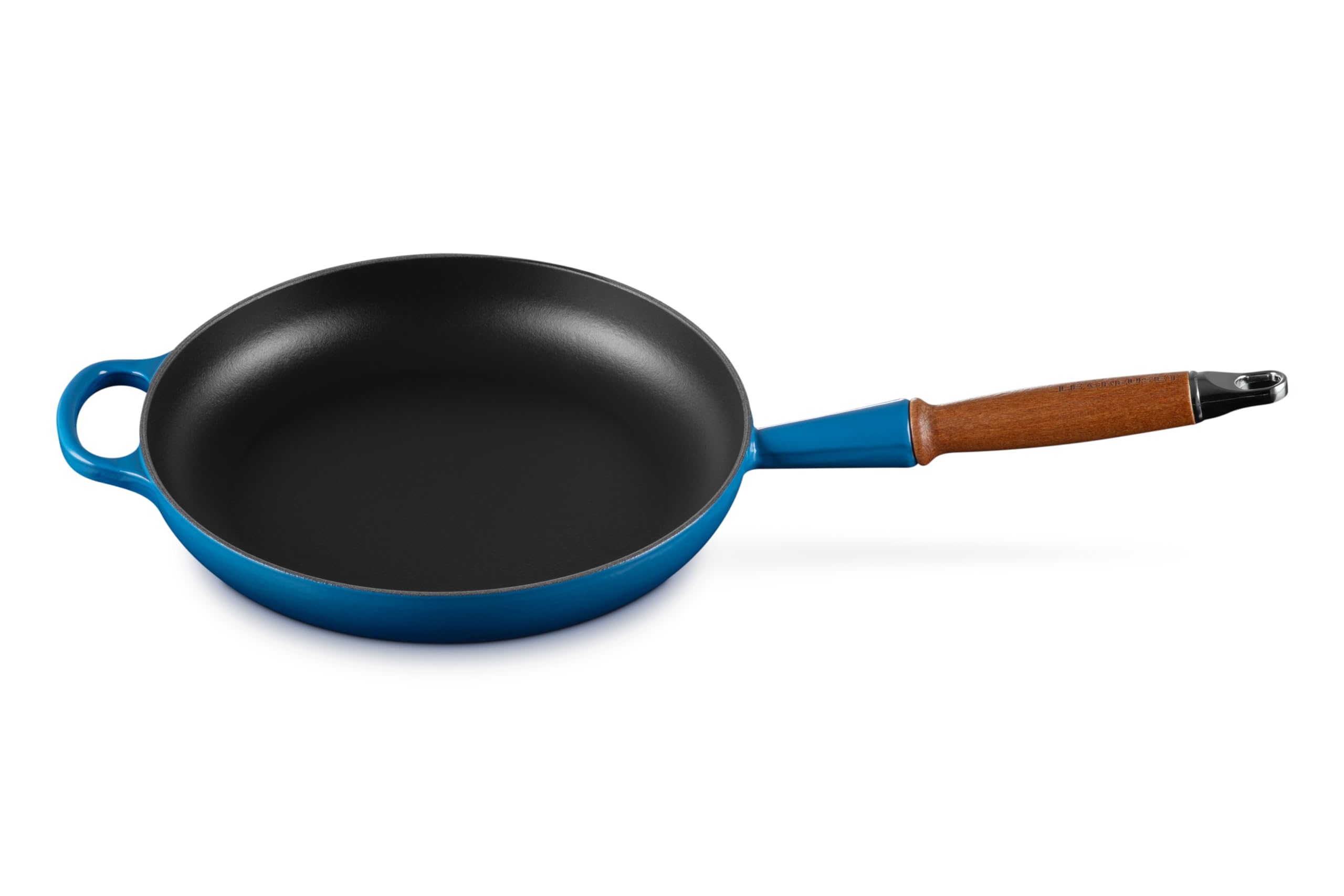 le-creuset-po-le-frire-en-fonte-maill-e-26-cm-cerise-manche-bois image 8