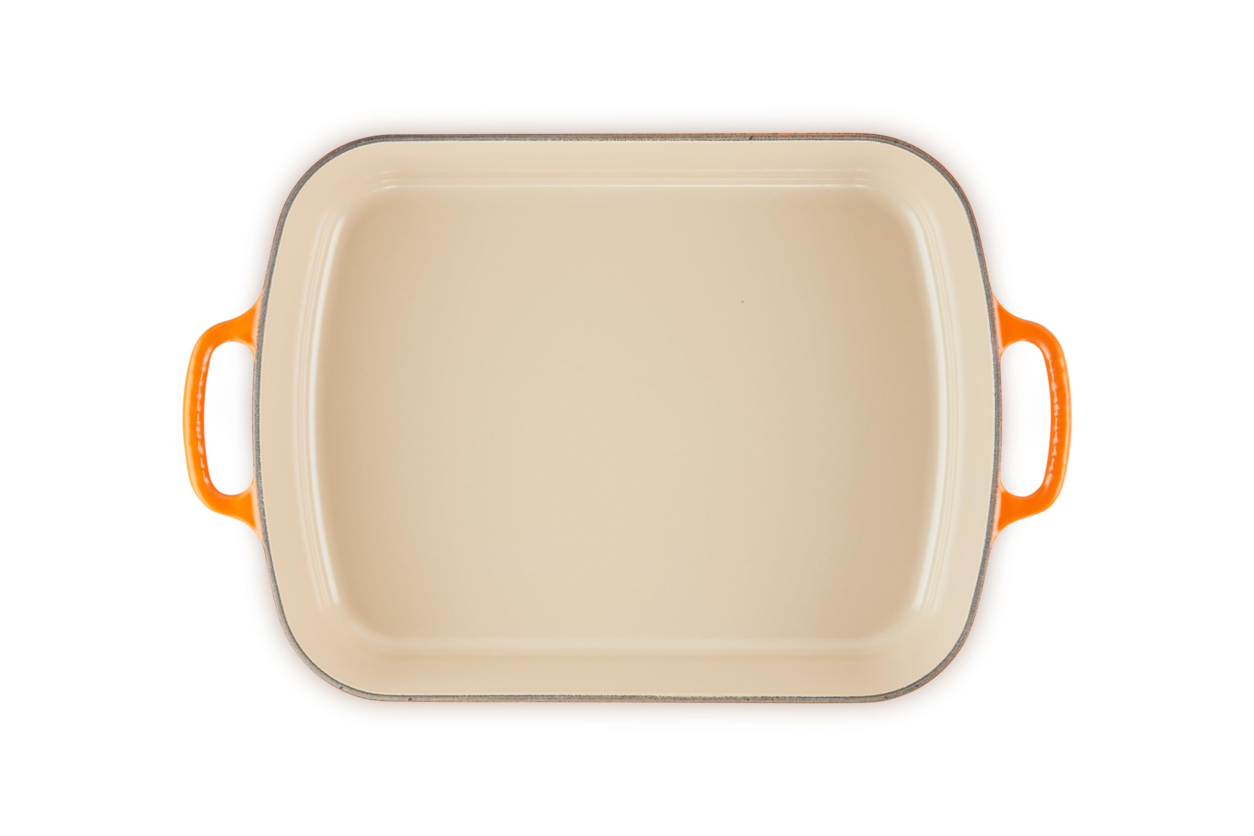 le-creuset-plat-signature-rectangulaire-en-fonte-maill-e-33-cm-4-9-l-volcanique image 4