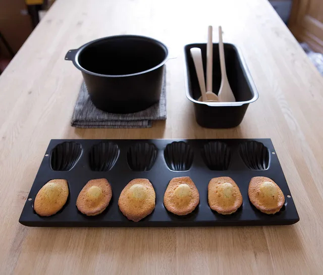 mauviel-m-passion-plaque-madeleines-acier-anti-adh-sif-12-cavit-s image 1
