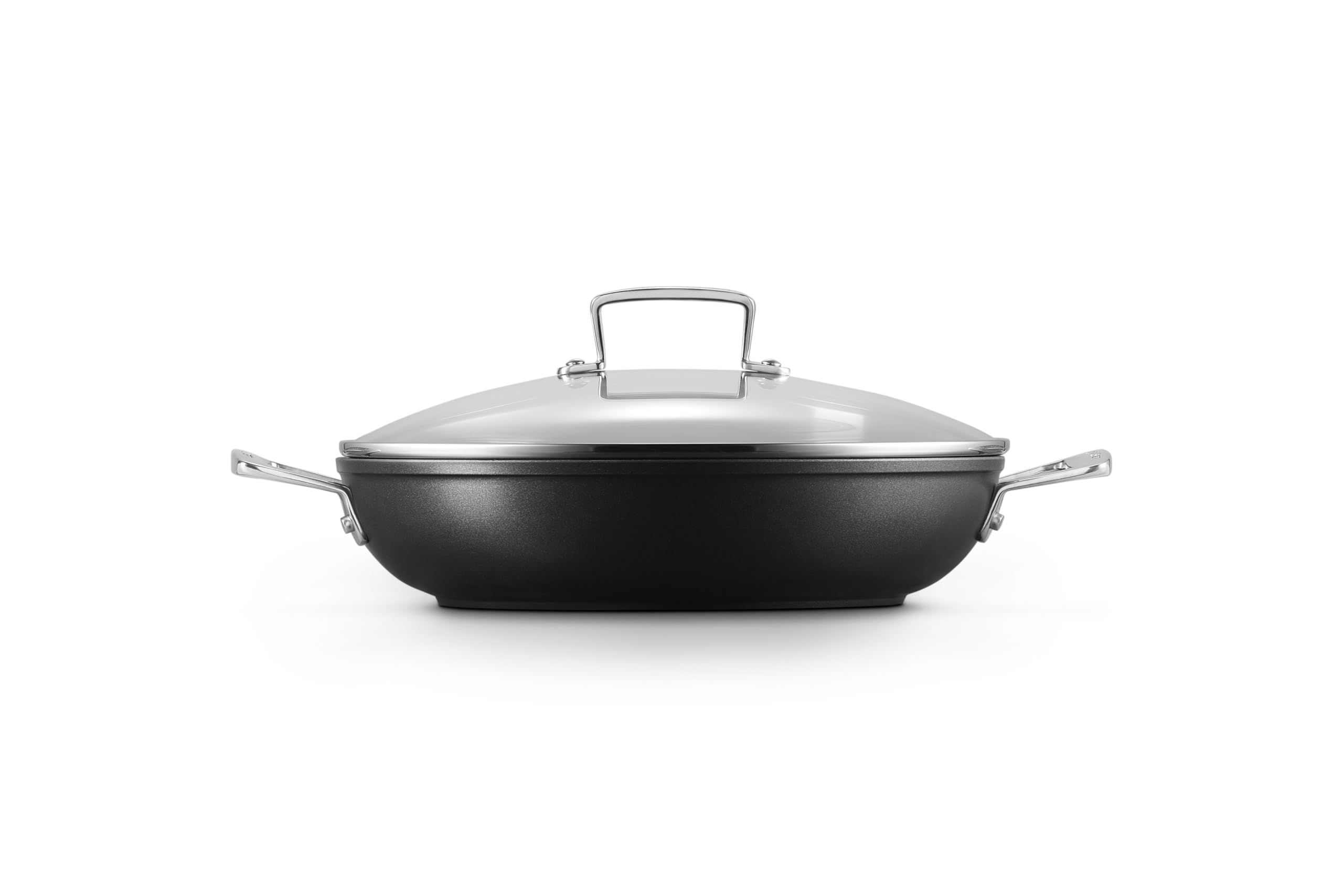 le-creuset-sauteuse-proven-ale-anti-adh-rente-28-cm-anthracite-argent-avec-couve image 3
